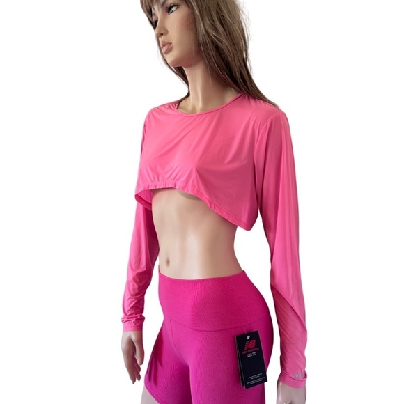 Jamie Sadock Crop Top Solar Protection Sunsense 35 SPF Lightweight Sleeves Arms - Picture 3 of 10